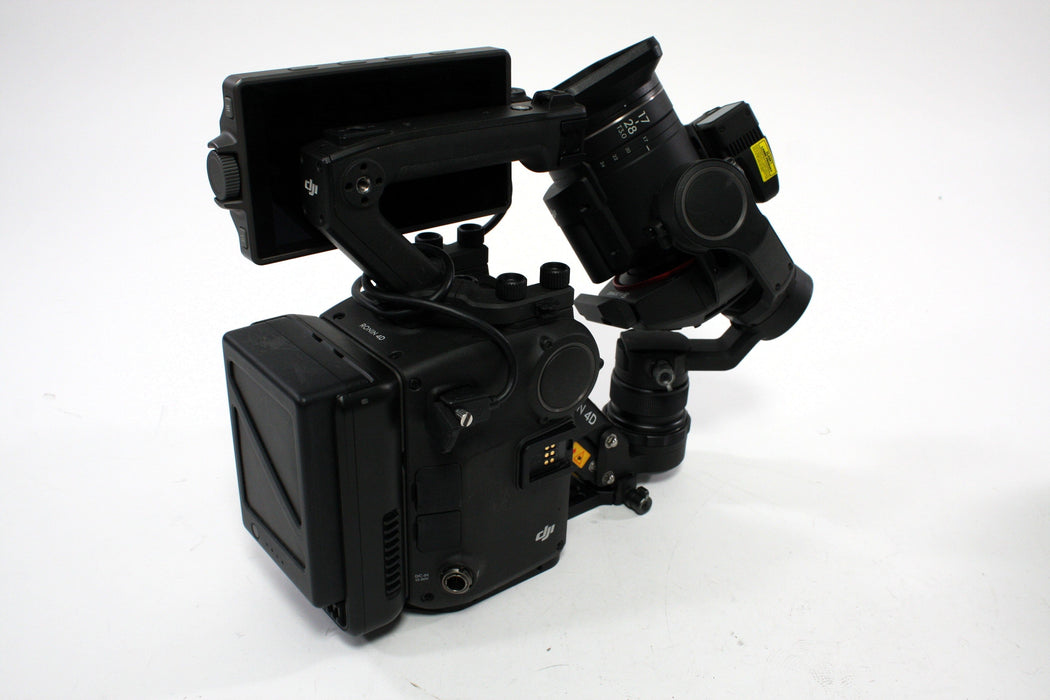 DJI Ronin 4D-8K Cinema Gimbal Camera with 1TB SSP with V Mount Battery with Pro Res RAW and DJI 17-28mm T/3.0 DL PZ Asph Lens DL Mount