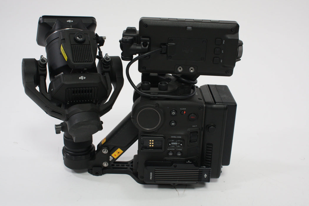 DJI Ronin 4D-8K Cinema Gimbal Camera with 1TB SSP with V Mount Battery with Pro Res RAW and DJI 17-28mm T/3.0 DL PZ Asph Lens DL Mount