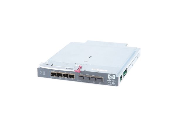 AG642A - HP MDS 9124e Fabric Switch 24 Ports 4Gb Fibre Channel + 4 x SFP (empty) + 4 x SFP Rackmountable