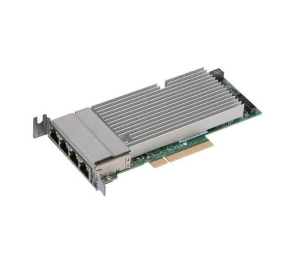 AOC-STG-I4T - Supermicro Quad-Ports 10Gb/s Ethernet PCI-Express 3.0 x8 Low Profile Network Adapter
