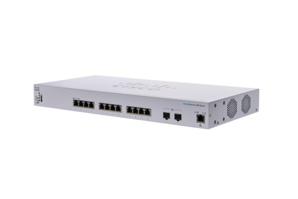 CBS350-12XT-UK - Cisco Business 350 12-Ports 10GBASE-T Ethernet Rack-mountable Network Switch with 2-Ports SFP+