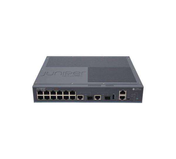 EX2200-C-12P-2G - Juniper EX2200 12-Ports 10/100/1000BASE-T PoE+ Layer 3 Rack-mountable Managed Network Switch with 2-Ports SFP