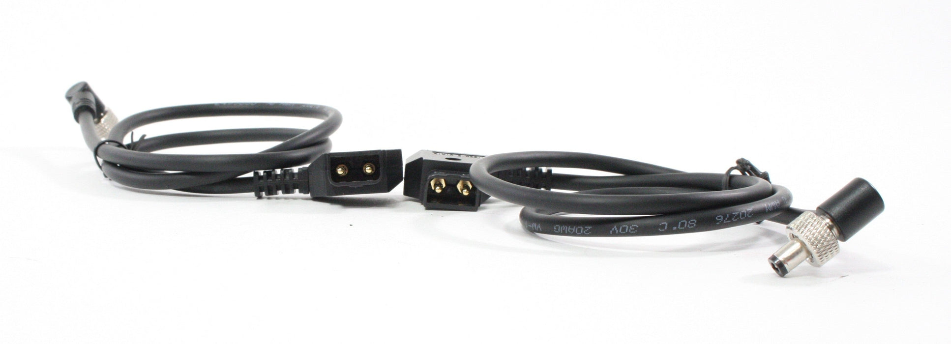 DTap to 2 Pin Male Power Cable for BlackMagic for Z Cam E2 (qty. 2)