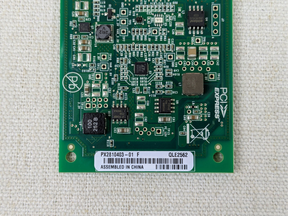 QLogic PX2810403-01 QLE2562 Dual Port 8Gb/s FC HBA w/ SFPs Full Height