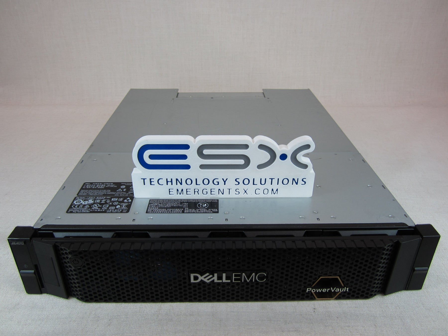 120TB Dell PowerVault ME4012 Storage - 2x 10G SFP+/16GB FC Controller, 2x PSU