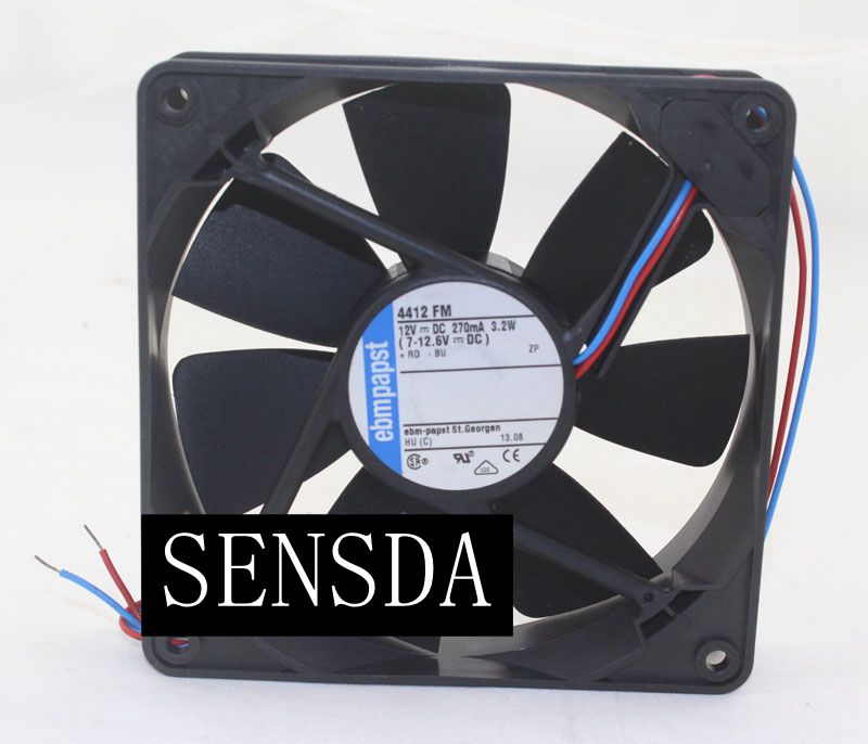 ebm-papst 4412FM 120x120x25mm 12V DC Axial Cooling Fan