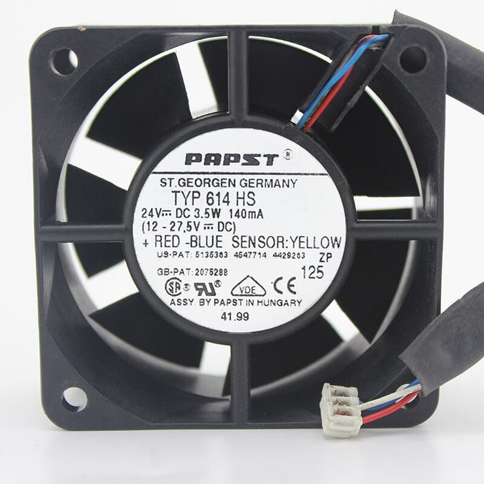 ebm-papst 614HS 24V DC 60x60x25mm Brushless Cooling Fan