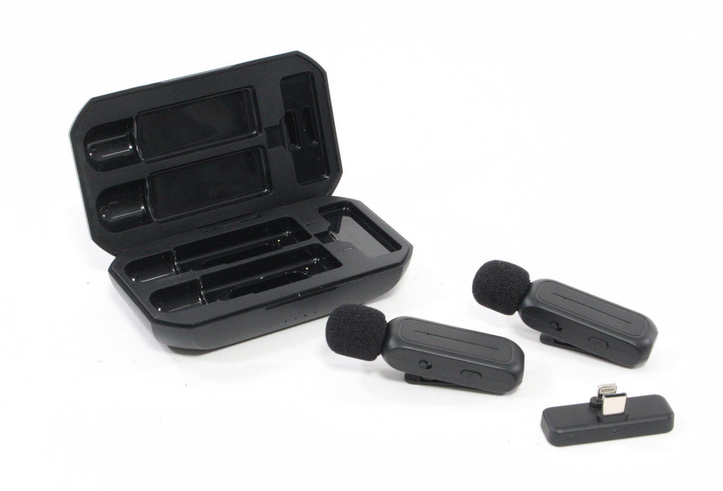 Ecomxia Wireless Lavalier Microphone (2 pcs)