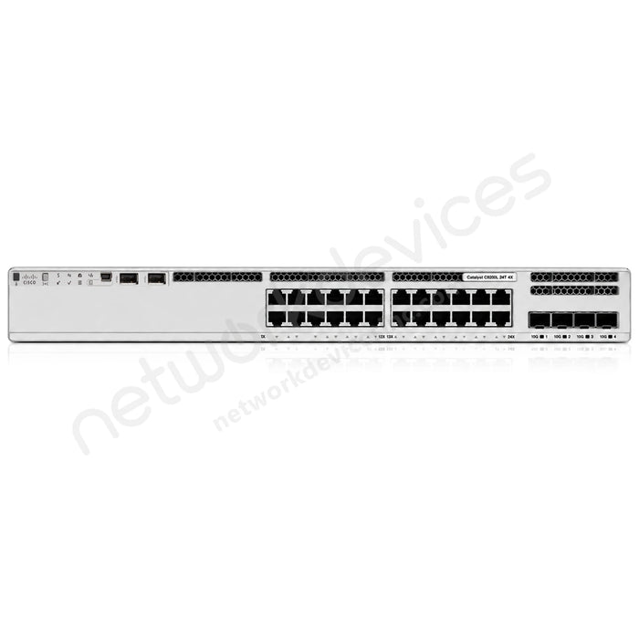 Cisco Catalyst C9200L-24T-4X-E 24-Port Data Switch with 4x10G SFP+ Uplinks, Network Essentials
