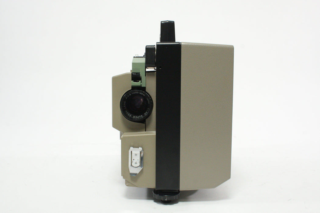 Elmo ST-180E M 2-Track Super 8 Sound Projector with 15-25mm f/1.3 Lens