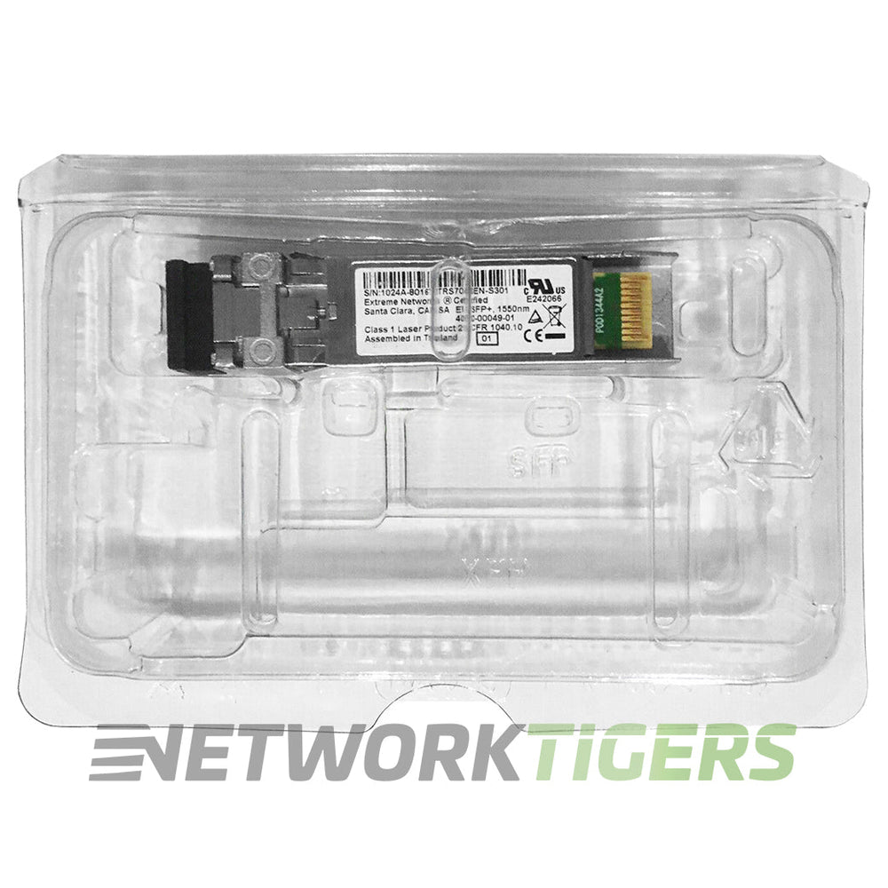 NEW Extreme 10309 10GB BASE-ER LC 1550nm SMF LC SFP+ Transceiver