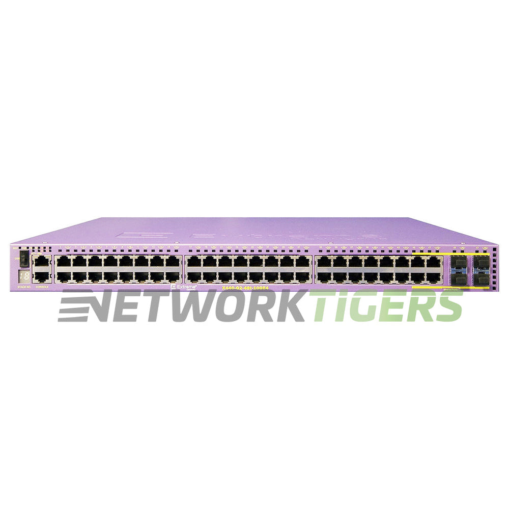 Extreme 16534 X440-G2-48t-10GE4 48x 1GB RJ45 4x 1GB Combo 2x 10GB SFP+ Switch