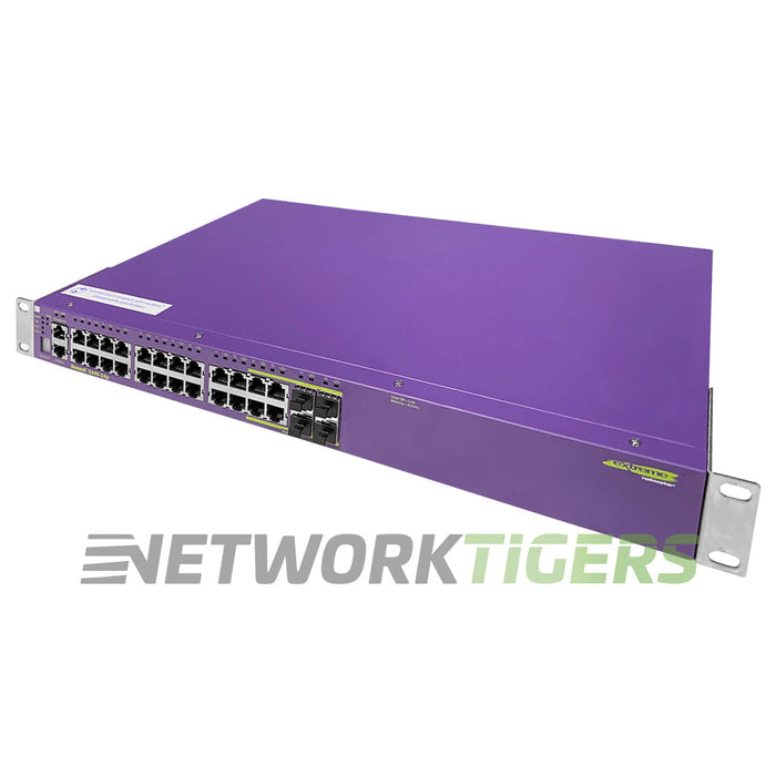 NEW Extreme 16504 X440-24p X440 Series 24x 1GB PoE+ RJ45 4x 1GB SFP Switch