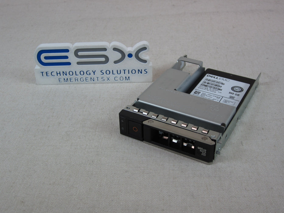 Dell YDHYX 960GB 6Gb/s 2.5” SATA Mix Use SSD MZ-7KH960A w/ 14G 2.5” to 3.5" Tray