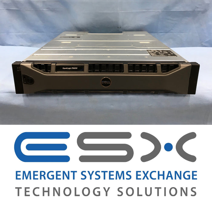 Dell EqualLogic PS6210x SFF iSCSI SAN 24x 600GB 10k 2.5" Dual 10GB Controllers