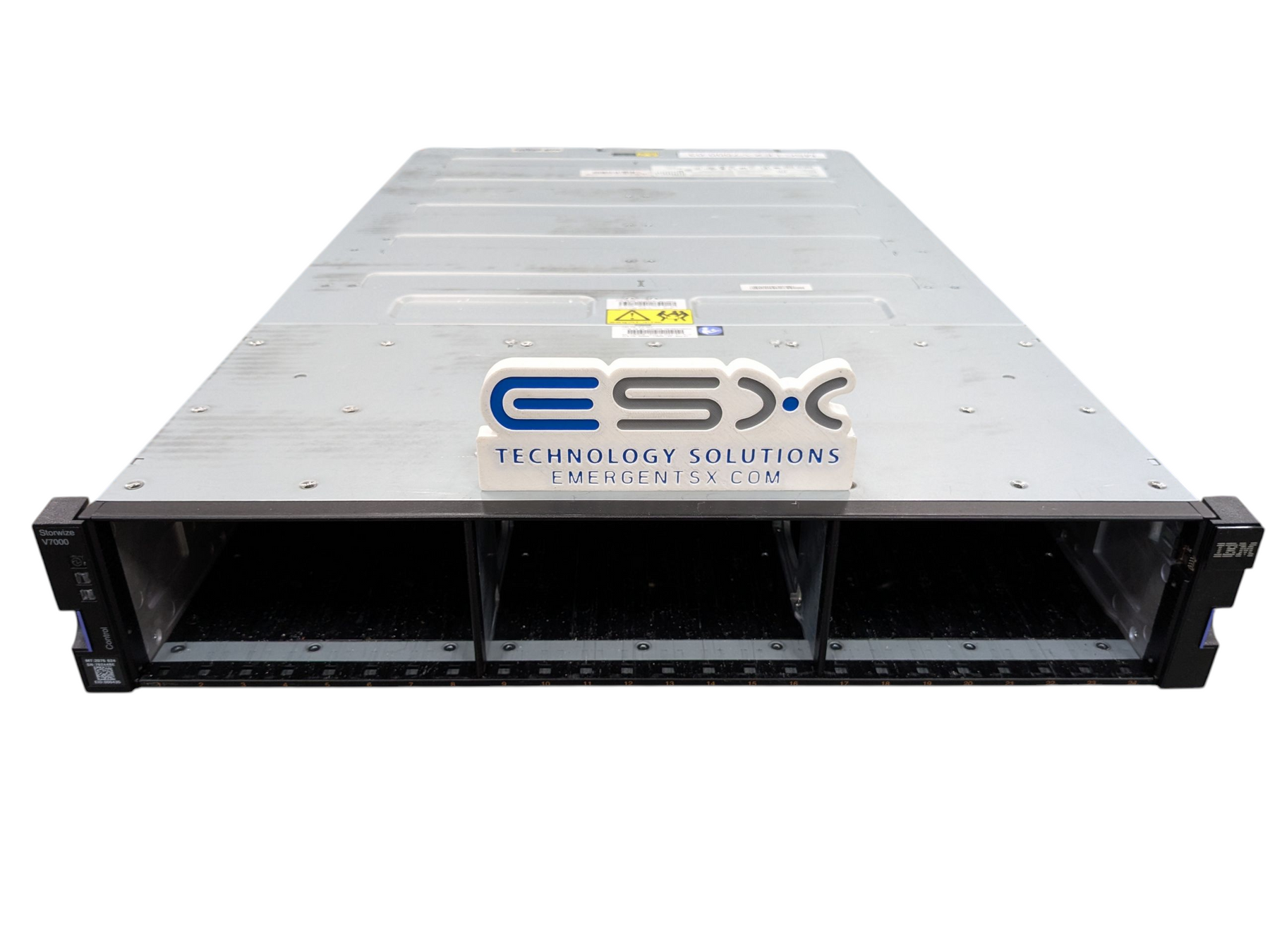 IBM 2076-624 Storwize V7000 Gen2 SFF Storage Enclosure – 2x Controller, 2x PSU