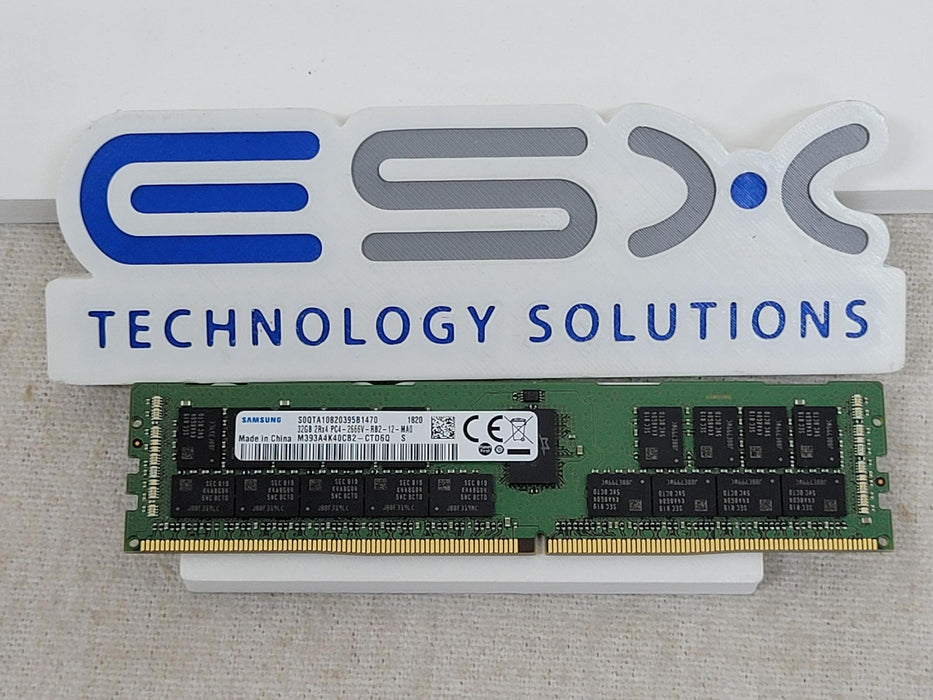 Samsung M393A4K40CB2-CTD6Q 32GB 2Rx4 PC4-2666V DDR4 Server Memory DIMM