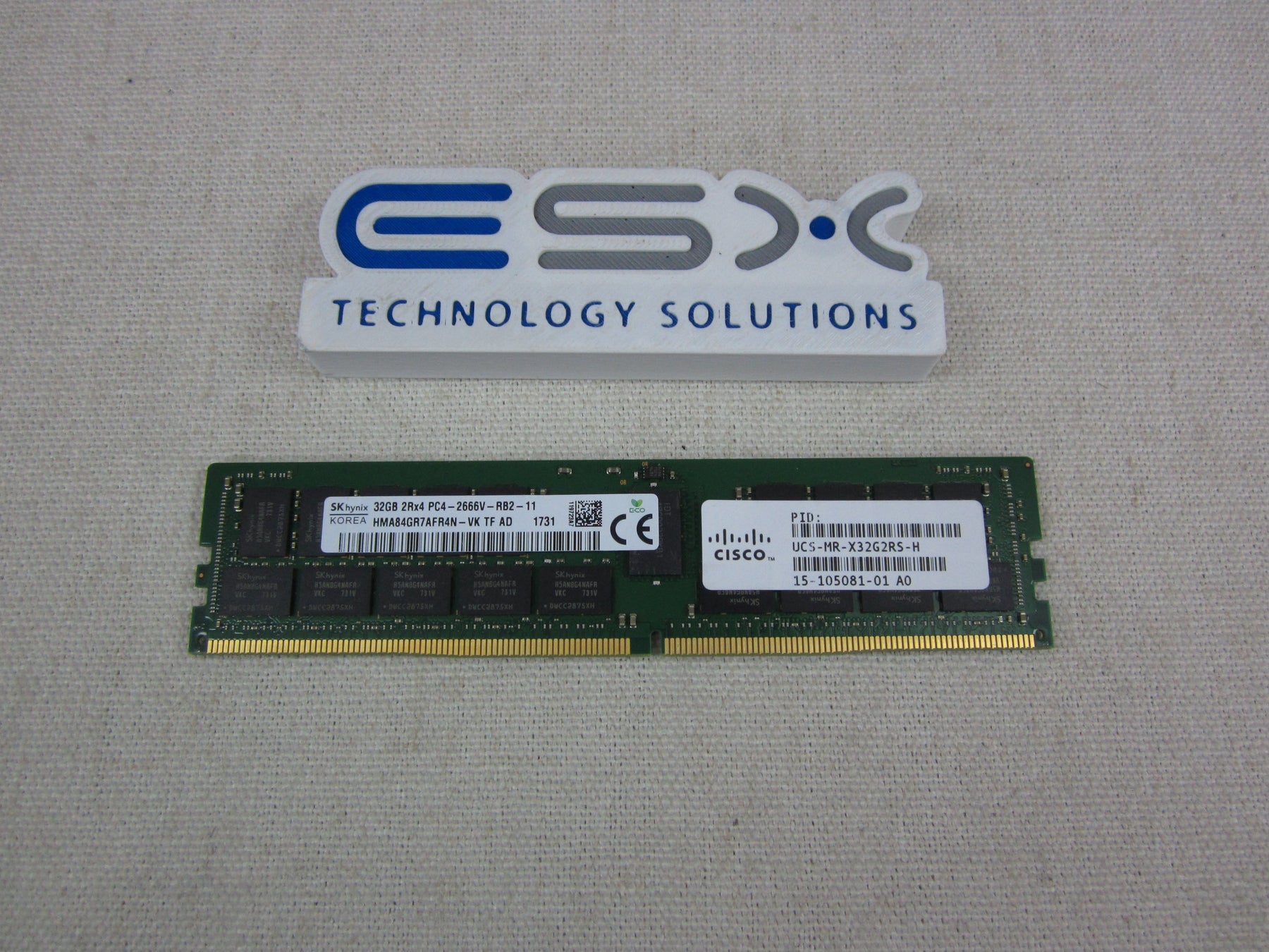 Cisco UCS-MR-X32G2RS-H 32GB 2Rx4 PC4-2666V DDR4 ECC Server Memory RDIMM