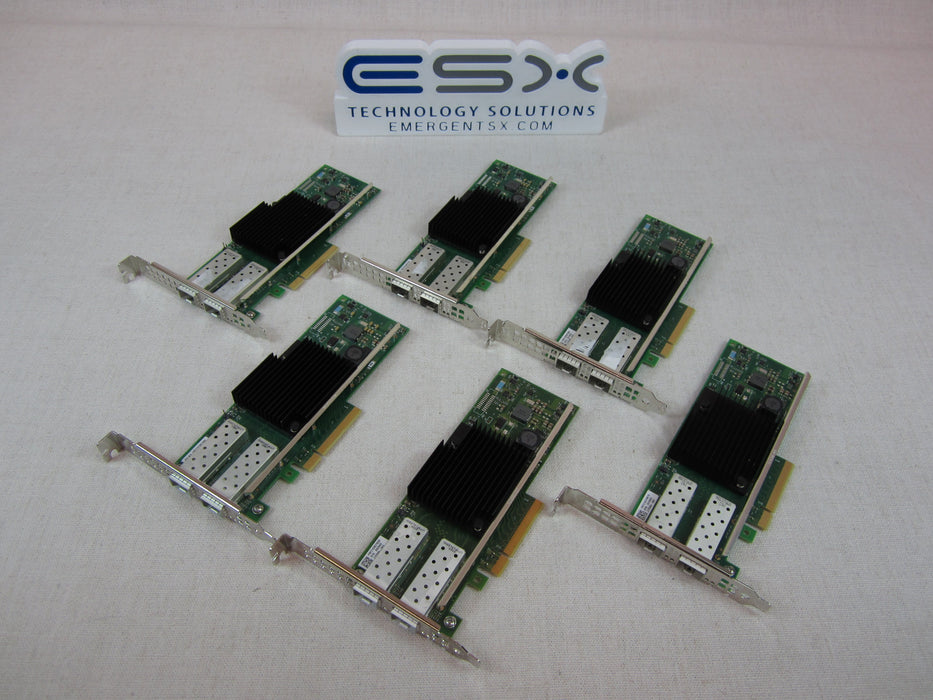 Lot of 6x Damage Y5M7N Intel X710 Dual Port 10gbe Converged Network Adapter