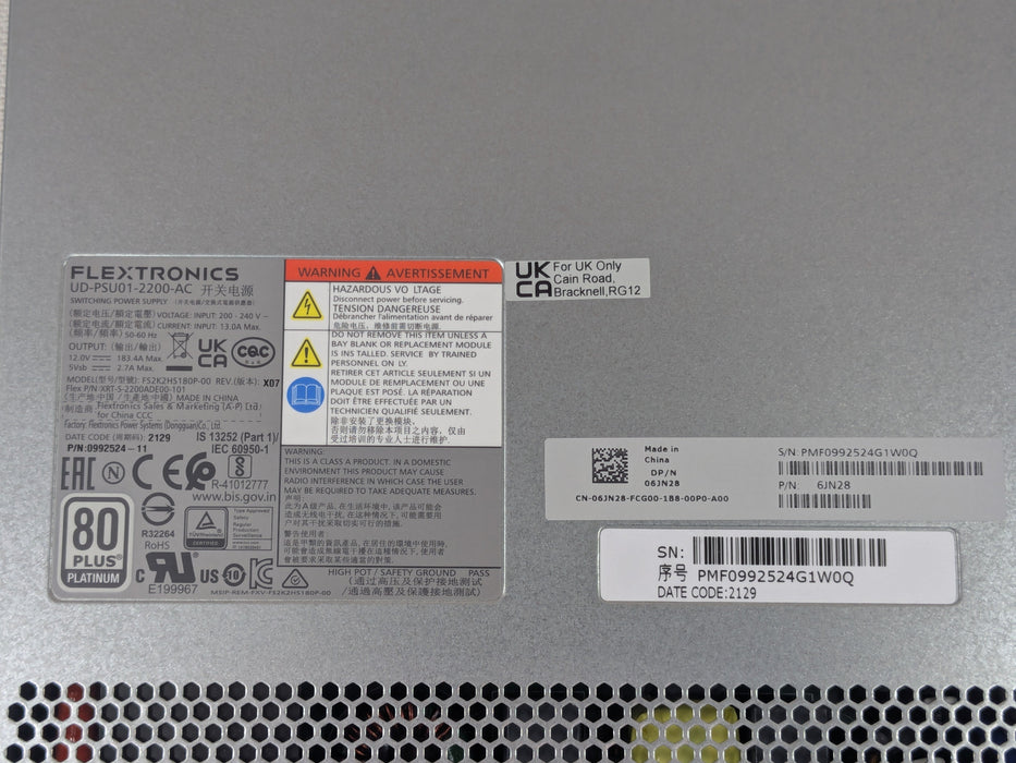 Dell PowerVault ME4084 84x3.5 5U Storage Array 10G iSCSI 16Gb/s FC SFP+ No HDDs