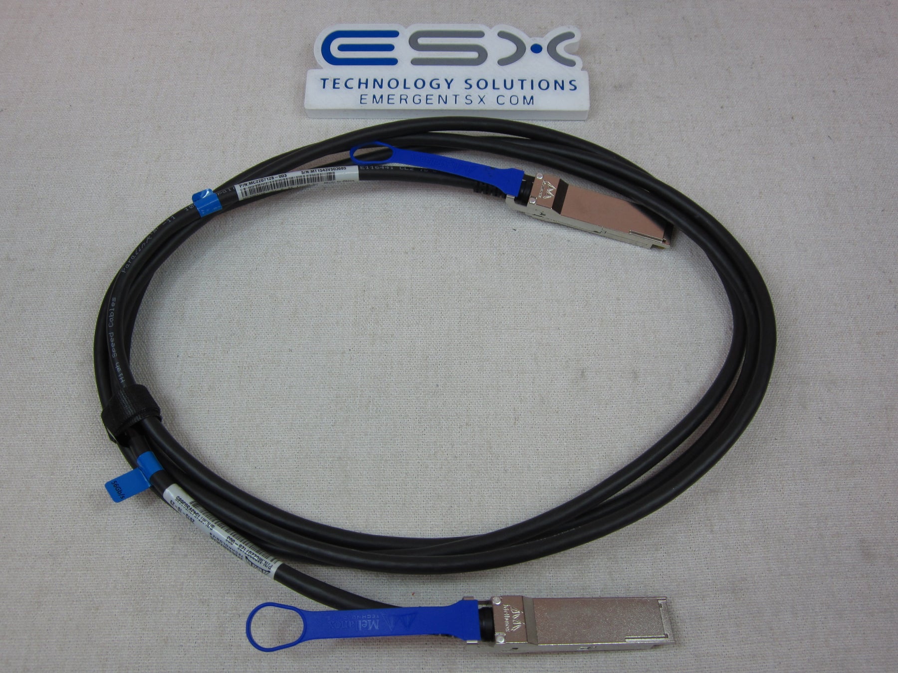 Mellanox MC2207128-003 40/56Gb Ethernet/Infiniband 3M QSFP+ to QSFP+ DAC Cable