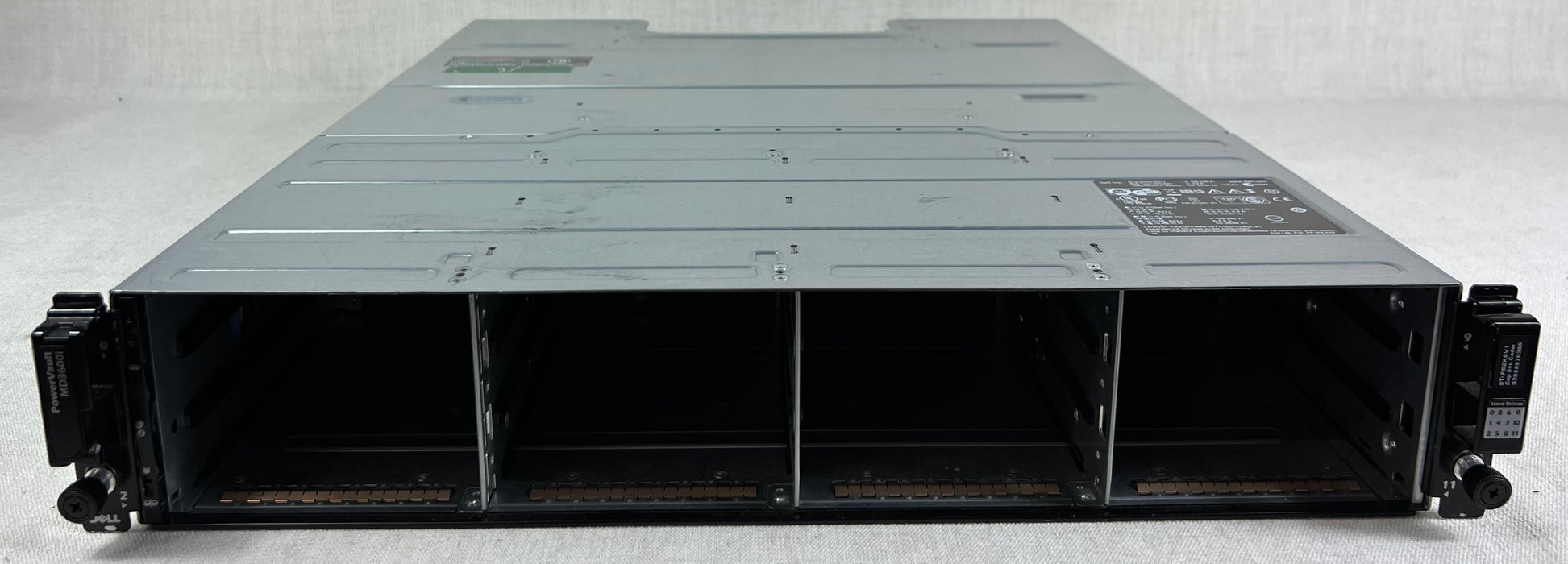 Dell PowerVault MD3600i 2U 10GbE iSCSI Storage Array 12x 6TB 72TB