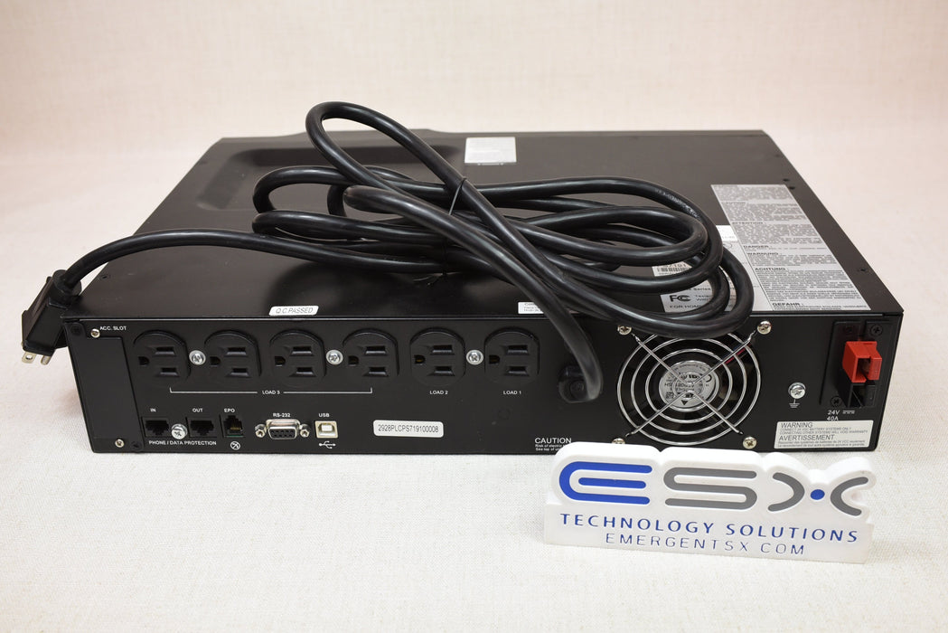 Tripp Lite SU1000RTXL2UA SmartOnline 120V 1kVA 800W Double-Conversion UPS