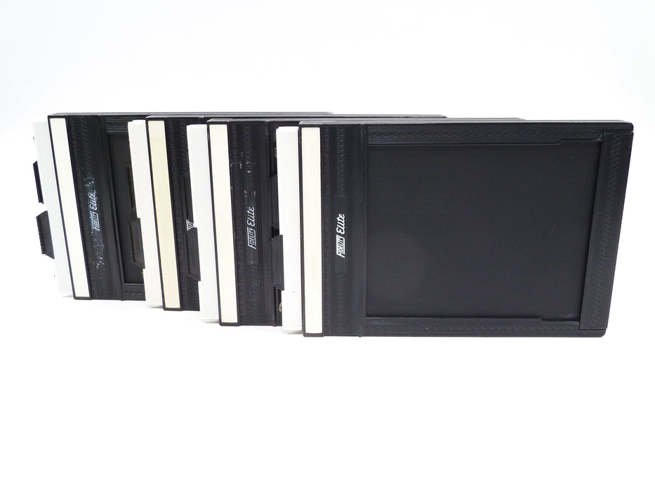Fidelity Elite 4x5 Film Holder 4 Pack in Perfected Photo Products Belt Clip Pouch