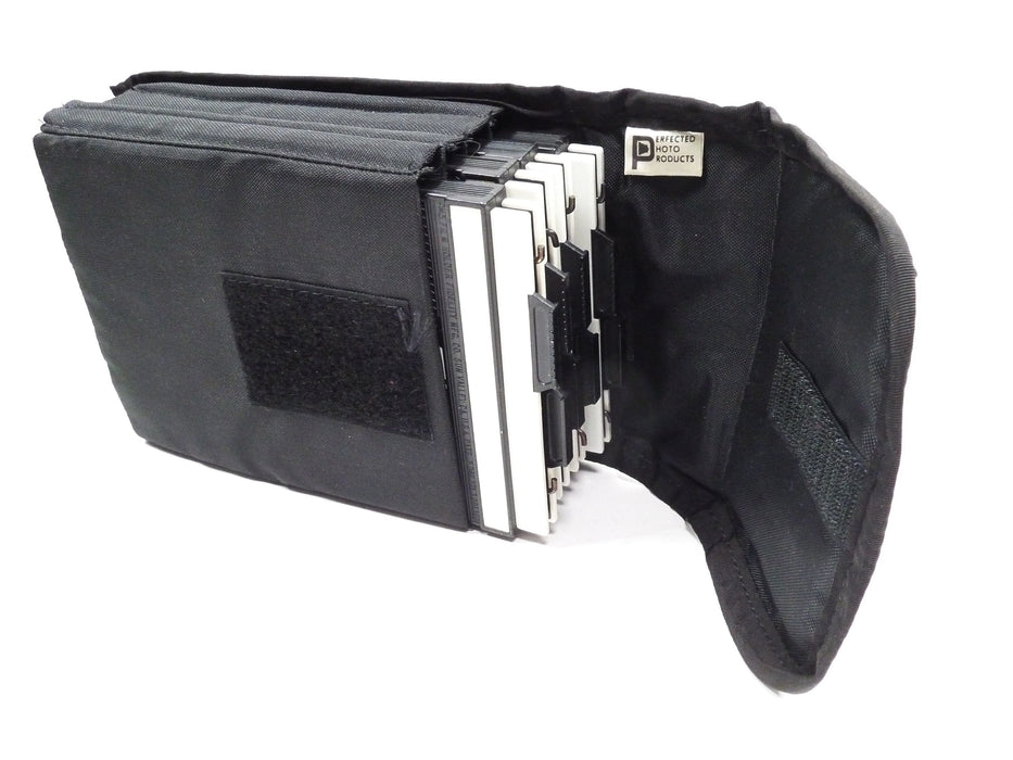 Fidelity Elite 4x5 Film Holder 4 Pack in Perfected Photo Products Belt Clip Pouch