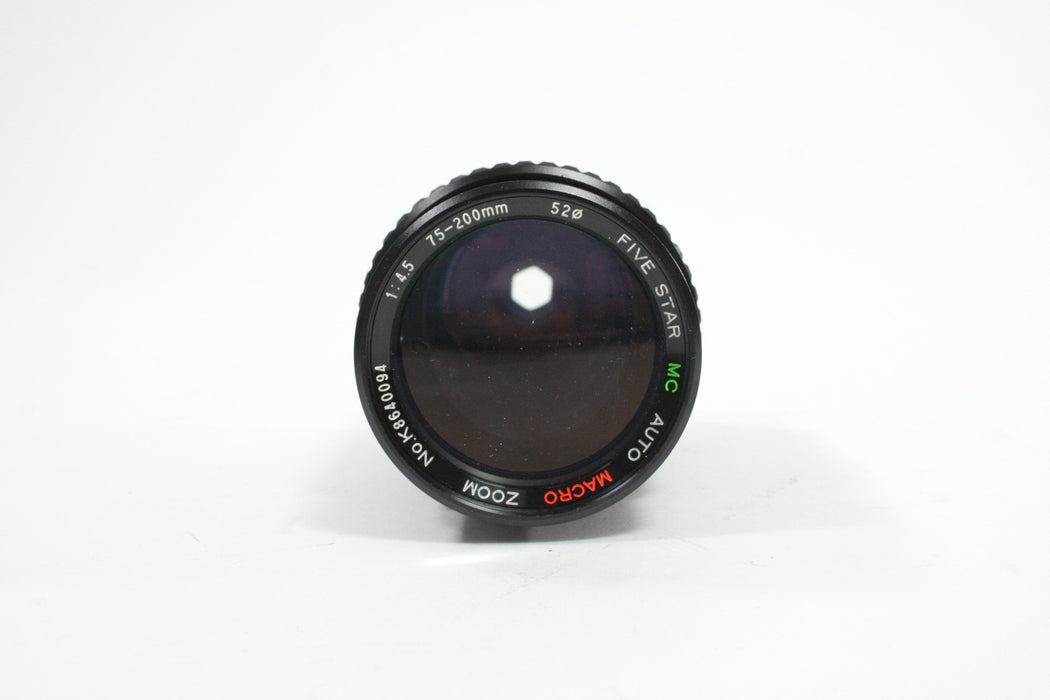 Five Star 75-200mm f/4.5 Lens for Minolta MD Mount