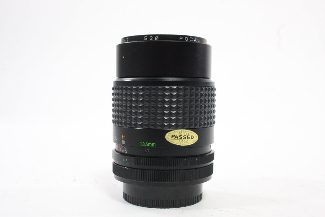 Focal 135mm f/2.8 Lens for Canon FD Mount