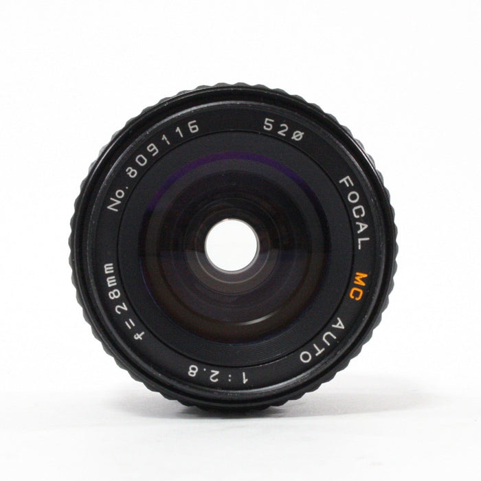 Focal 28mm f/2.8 for K Mount Lens