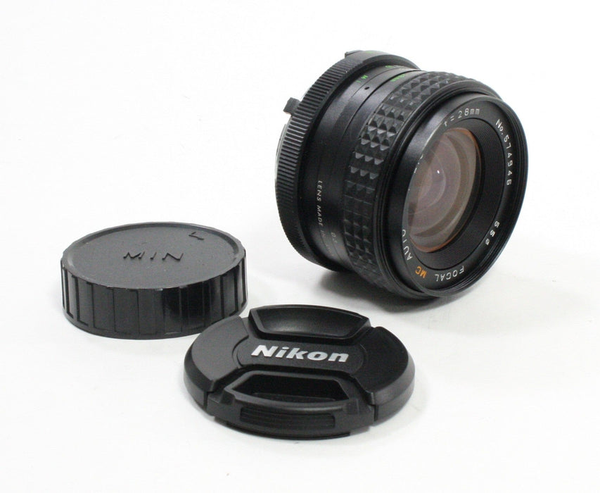 Focal 28mm f/2.8 MC Auto Lens for Minolta MD Mount