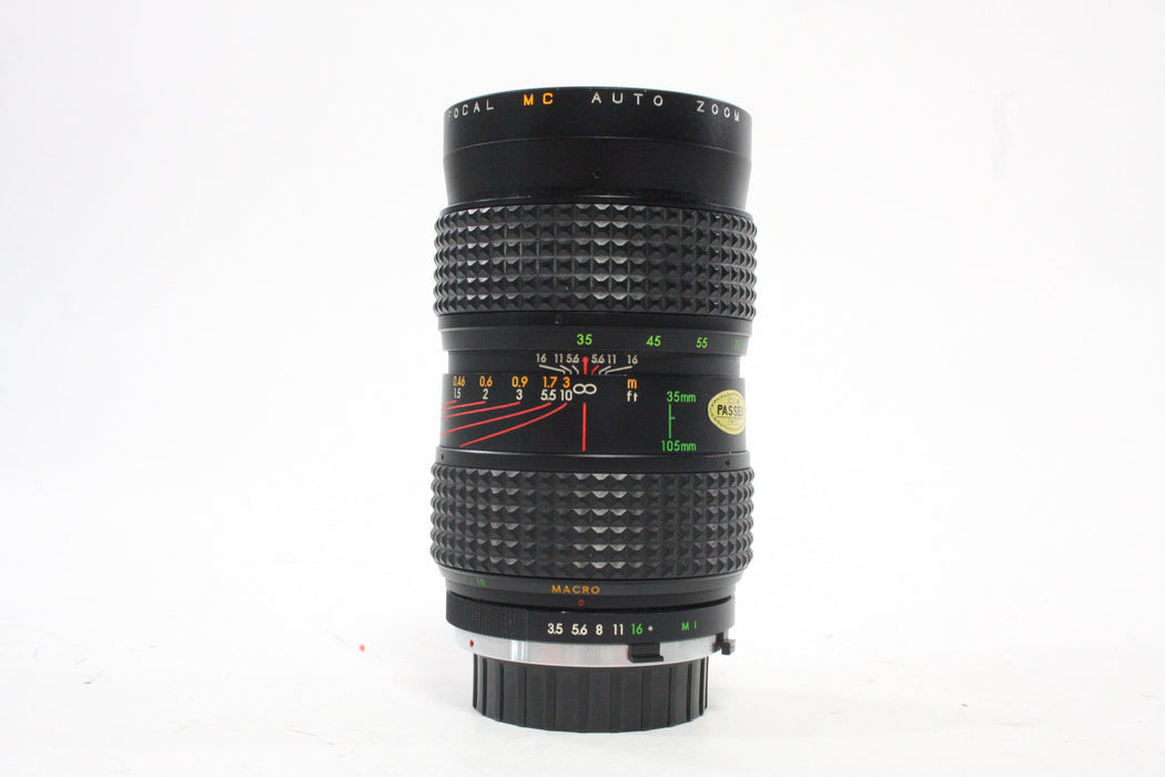 Focal 35-105mm f/3.5 Lens for Minolta MD Mount