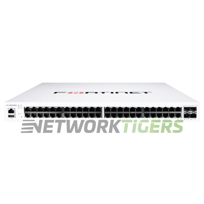 NEW Fortinet FS-448E-POE 400 Campus 48x 1GB RJ45 (24x PoE+) 4x 10GB SFP+ Switch