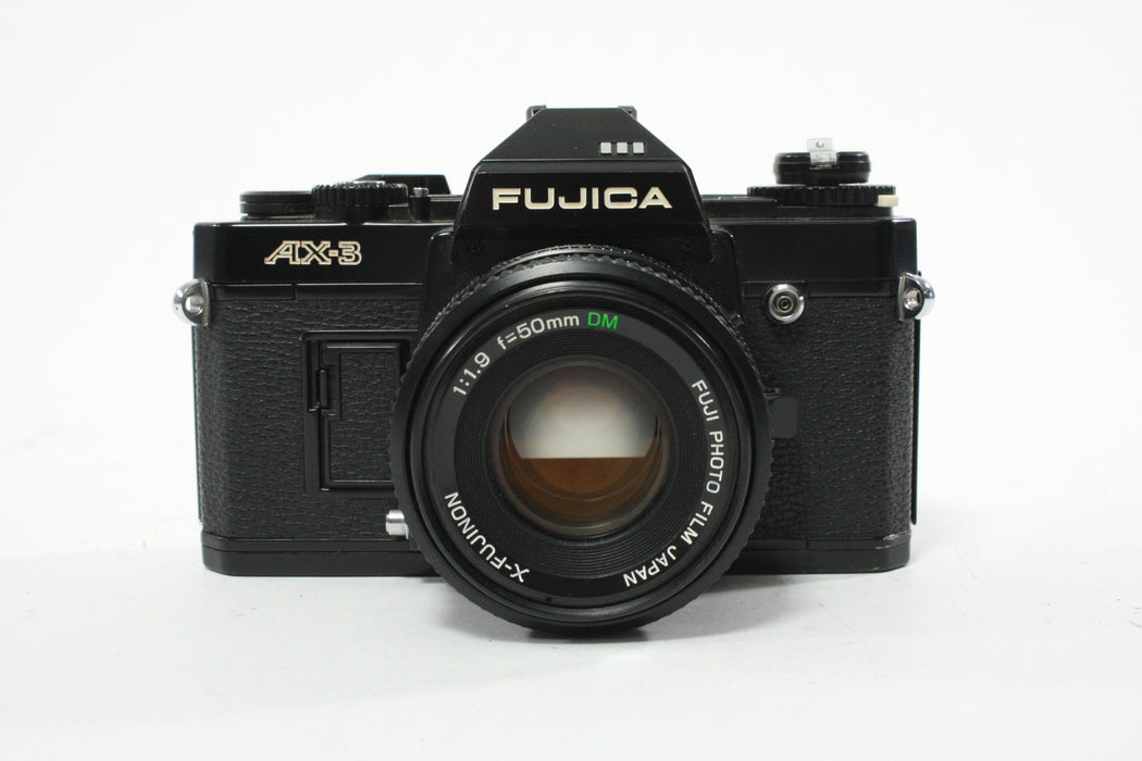 Fujica AX-3 35mm SLR Camera with X-Fujinon 50mm f/1.9 Lens