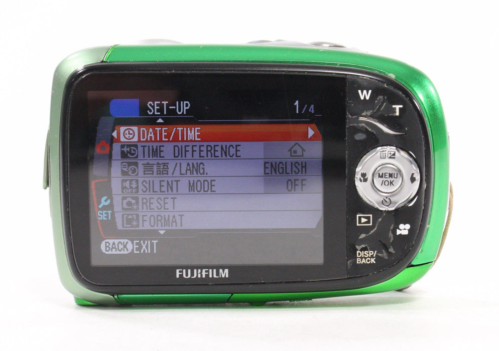 Fujifilm XP10 Water/Shock/Dust/Freeze Proof Digital Camera 5x Zoom 12.2mp (Green)