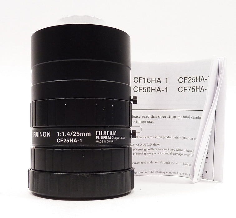 Fujinon CF25HA-1 25mm f1.4 TV Lens - Excellent In Box