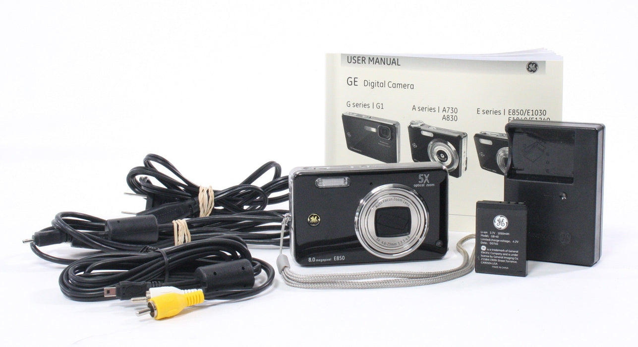 GE E-850 5x Zoom 8.0mp Point and Shoot Digital Camera