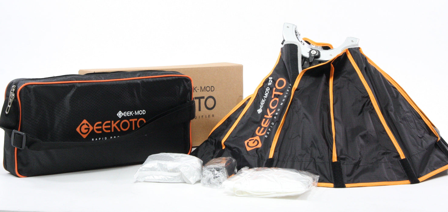 Geekoto Geekmod S26 Foldable Softbox Modifier NEW DEALER DEMO