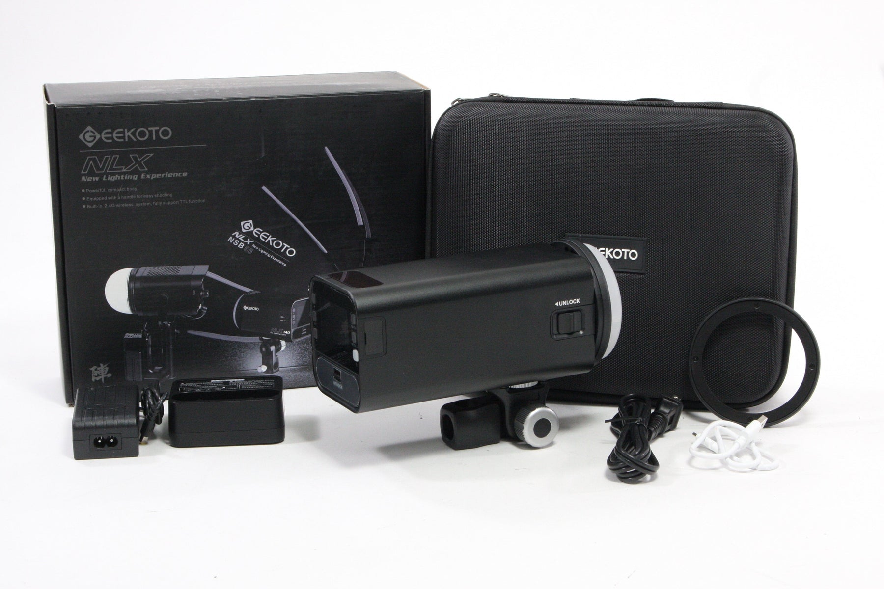 Geekoto NLX 280 Off Camera Strobe Light NEW DEALER DEMO