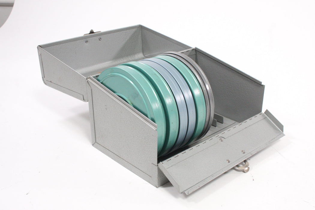 Generic 8mm Reel Case with 6x Metal Reels