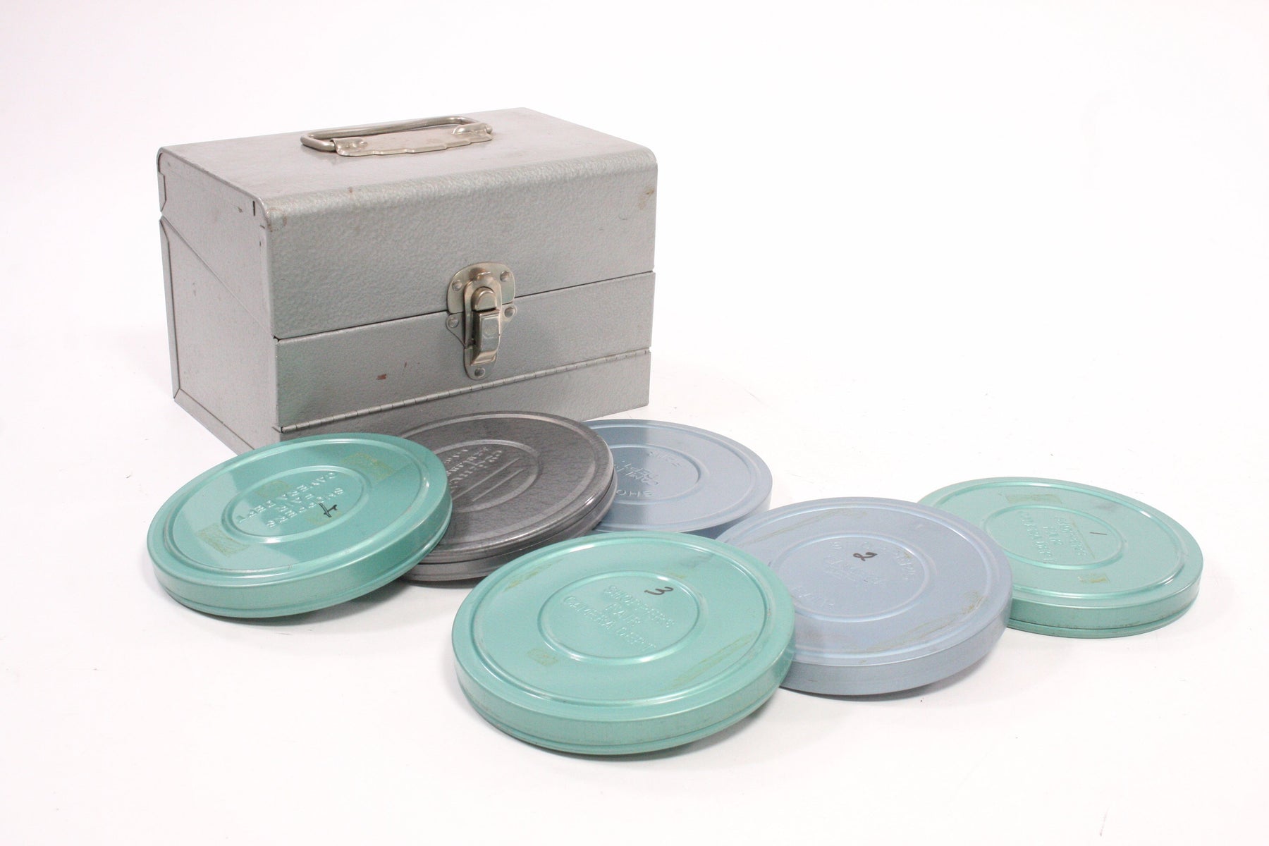 Generic 8mm Reel Case with 6x Metal Reels