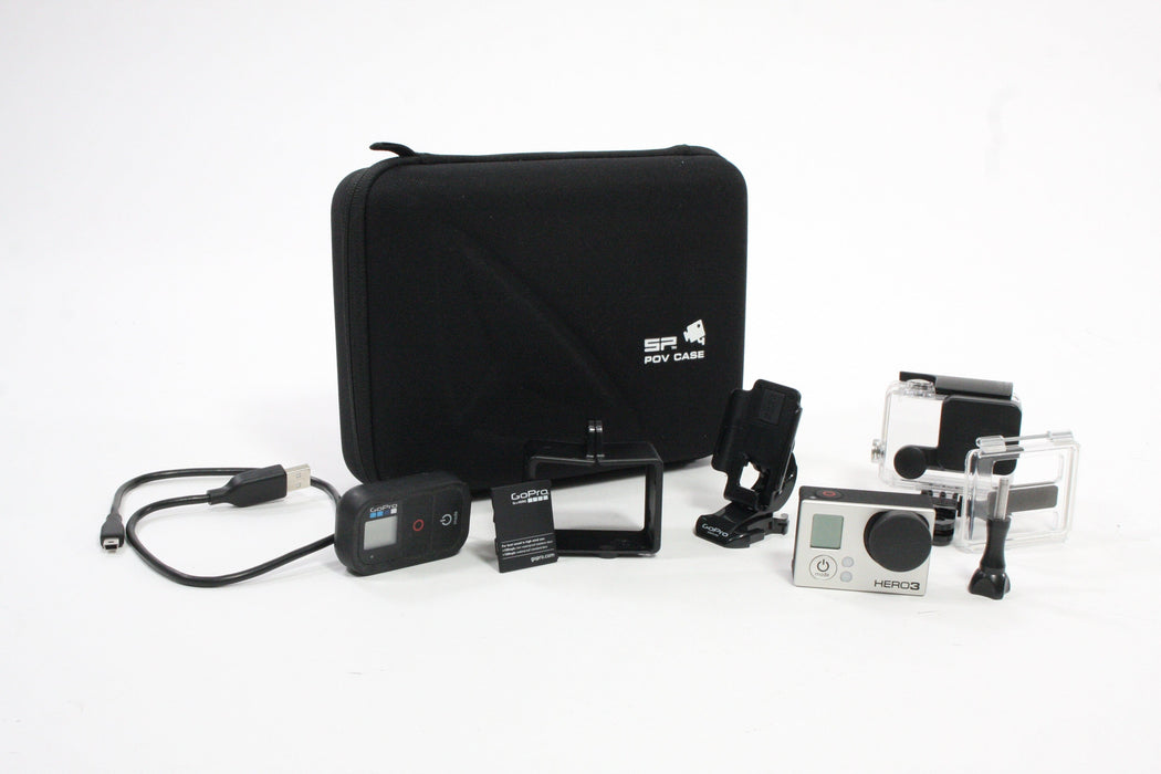 GoPro Hero 3+ with Case and Accessories