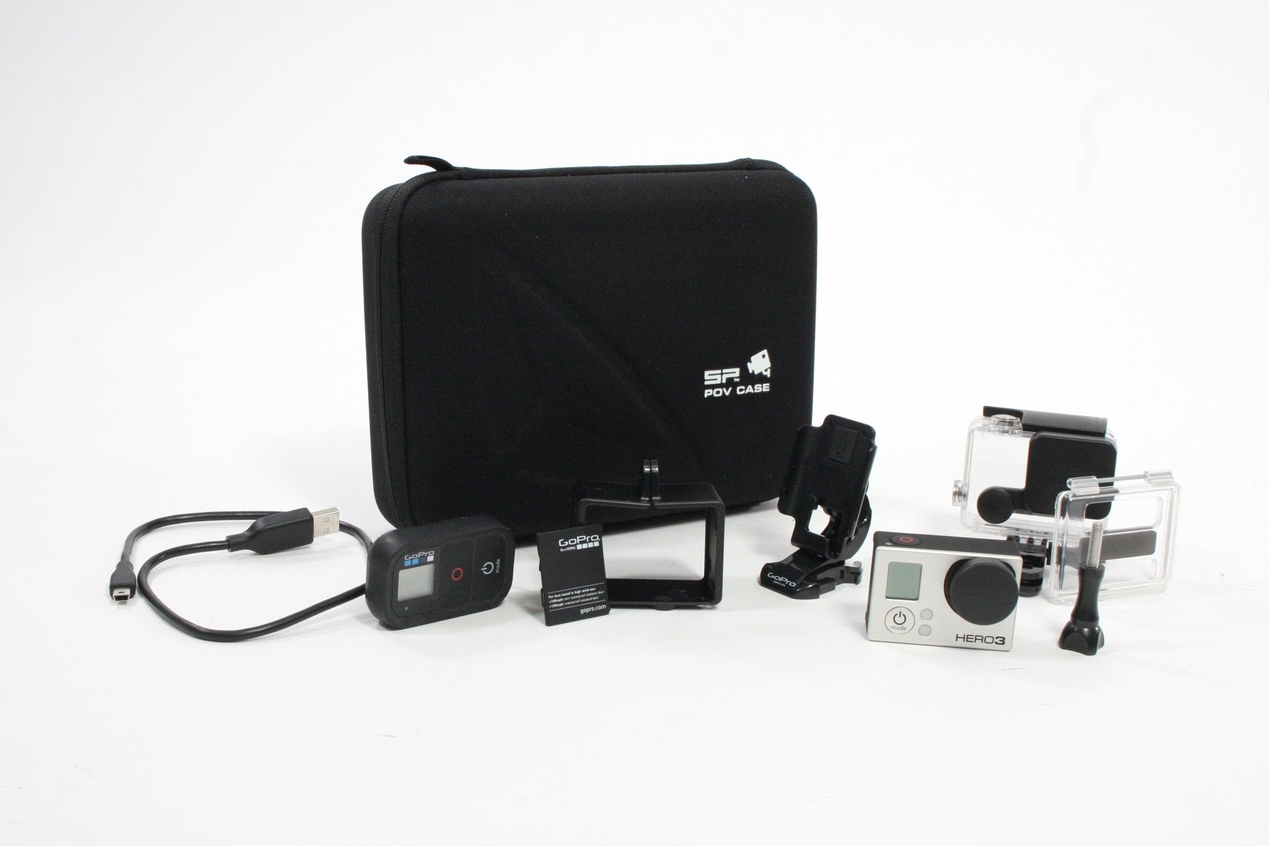GoPro Hero 3+ with Case and Accessories
