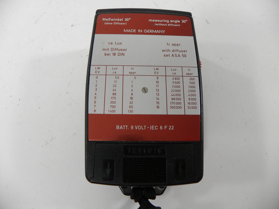 Gossen Luna Lux SBC Light Meter