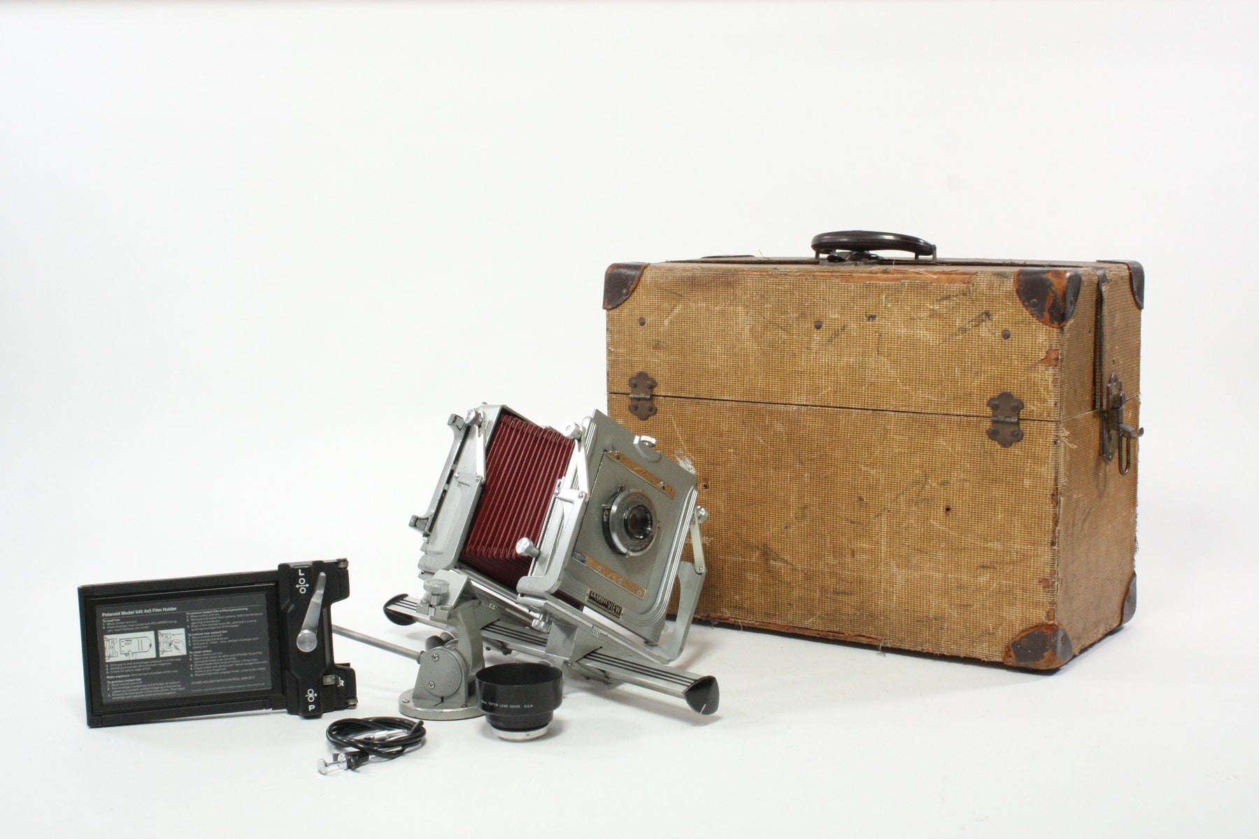 Graflex Graphic View 4x5 Monorail Camera with 203mm f/7.1 Ektar Lens