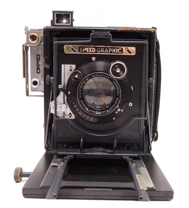 Graflex Speed Graphic 4x5 with Lens and Extras - As Is
