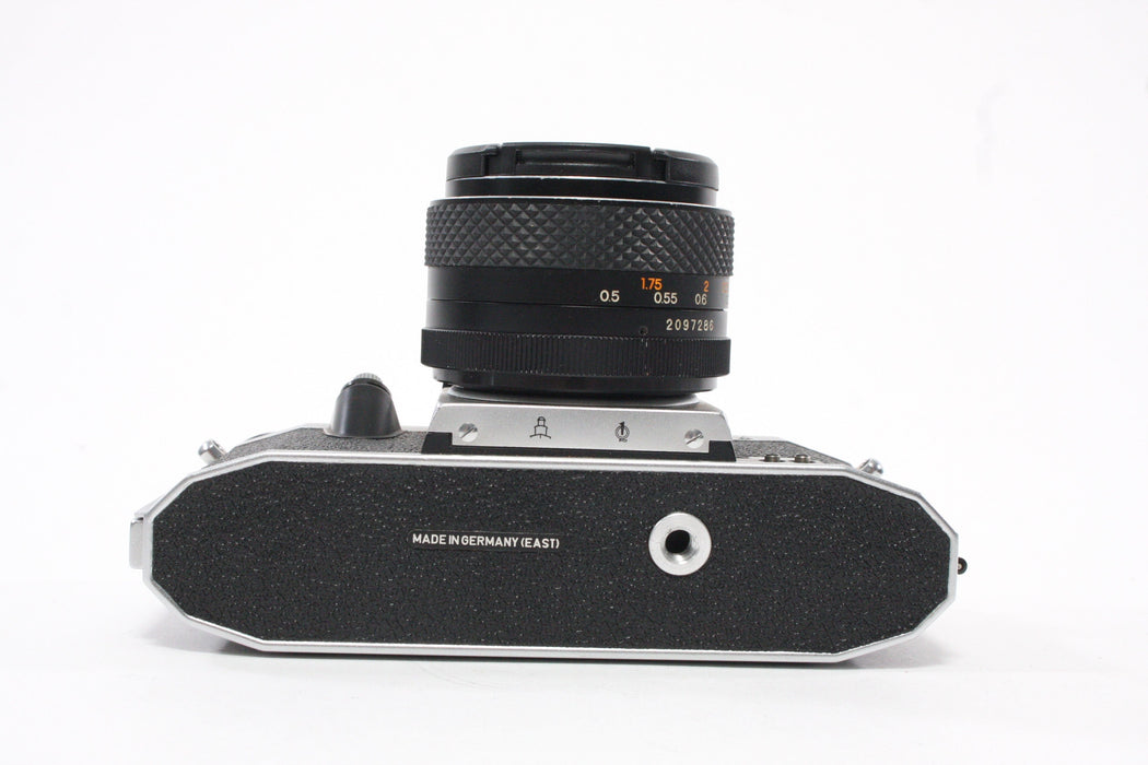 Hanimex Praktica Nova 1 with Yashica 35mm SLR 50mm f/1.7 Lens and Case