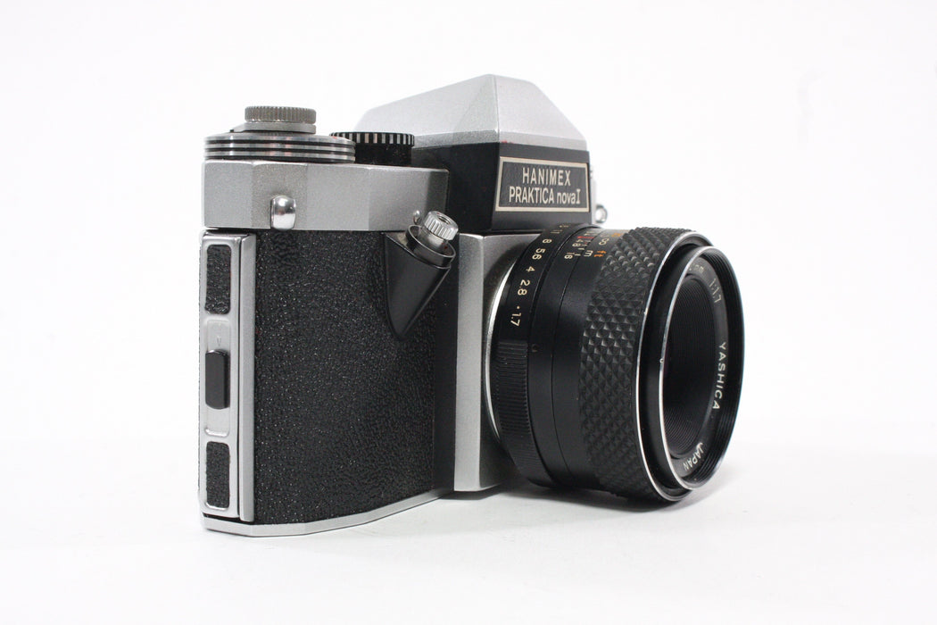 Hanimex Praktica Nova 1 with Yashica 35mm SLR 50mm f/1.7 Lens and Case